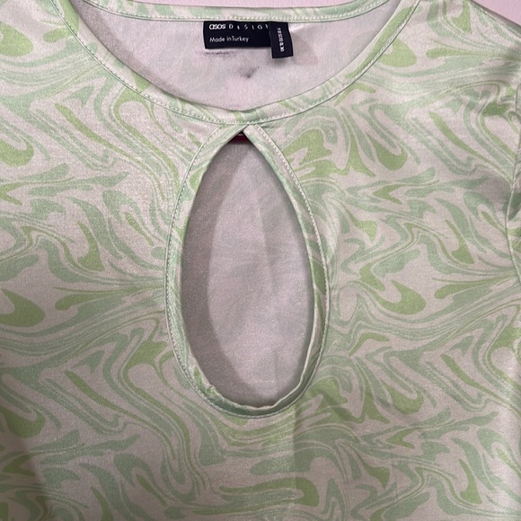 ASOS green marble top - Picture 3 of 4